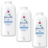 Johnson's Baby Unisex-Babypuder 3er Pack 1500g