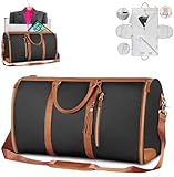 Reisetasche Foldybag,reisetasche faltbar,Travluxe Faltbare Reisetasche,Foldy Bag,Wasserdichter Kleidersack für Reisen,Carry on Garment Duffle Bag,Travel Bag Women,Umwandelbarer Handgepäck