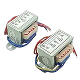 TNGNMGVSJ 1W 2W 3W 5W 10W 20W 30W 50W 60W 80W 100W Leistungstransformator Eingang AC 220V 50HZ Ausgang AC 6V 9V 12V 15V 18V 24V Single/Dual (Color : 60w, Size : 12V)