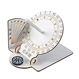 LIbgiubhy Sonnenuhr-Modelle, äquatoriell, Sonnenuhr, wissenschaftliche Modelle, Sonnenuhr, Desktop-Ornamente, Geographie, Lehrwerkzeug für Schüler