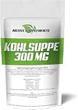 Kohlsuppen Kapseln Original Kohlsuppe Extrakt 1800mg Hochdosiert mit Vitamin C und Apfelessig Multivitamin Karotten Petersilien Pulver beste natural Energie (EINE Packung)