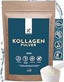 KOLL`ZYM© Collagen Pulver 1 KG • 100% Kollagen Hydrolysat • Eiweiß-Pulver Geschmacksneutral • Bioaktives Kollagen Sports • Ohne Zusätze • Made in Germany [1000g]