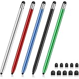 GUUGEI Eingabestift für Touchscreens, 5 Stück, kapazitiver Eingabestift für iPad, iPhone, Android, Handy, Chromebook, Tablet, PC, hohe Empfindlichkeit und präzise feine Spitze, Stylisten-Stifte