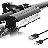 Fahrradlicht Vorne, LED Fahrradlampe Extrem Hell, 1400 Lumen, 4500mAh Super Akku-Kapazität Fahrradbeleuchtung， StVZO Standard, Fahrradlampe Vorne mit USB C, Fahrrad Licht Vorne mit 5 Lichtmodi