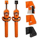 Halterung passend für STIHL HSA Akku Heckenschere Wandhalterung Gerätehalterung Zubehör Befestigung (Orange)