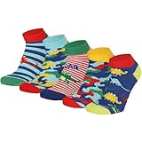 Sommer Kinder Socken Sneaker Kurzsocken,5 Paar, Jungen (DE/NL/SE/PL, Numerisch, 27, 30, Regular, Dino)