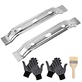 Sandiyago 2 Stück Mähroboter Messer Kompatibel mit Stihl Mähroboter iMOW RMI 422 422P 422PC RMI422 P C, Messerklingen für Mähroboter（with 2 Stück Handschuhe & 1 Stück Bürsten）