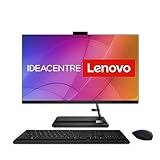 Lenovo IdeaCentre 3 All in One | 27' Full HD Display | AMD Ryzen 7 7730U | 16GB RAM | 1TB SSD | AMD Radeon Grafik | Win11 Home | QWERTZ | schwarz | inkl. Tastatur & Maus | 3 Monate Premium Care