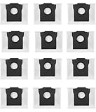 12 Stück Staubsaugerbeutel, Kompatibel mit dem Dreame D20 Pro Plus Saugroboter, Ersatz-Staubbeutel, Staubbeutel, Fängt Feinstaubpartikel effektiv auf