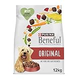 Beneful Original Hundefutter trocken, mit Rind und Gartengemüse, 1er Pack (1 x 12kg)