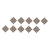 Lurrose 2 Sätze Diagonale Aufkleber für Fliesen gelbe Fliesenaufkleber Aufkleber für die Küche bodenaufkleber selbstklebend küche fliesenaufkleber abnehmbarer Fliesenaufkleber 95% PVC