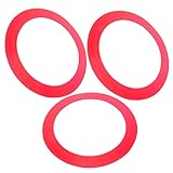 Toyvian 3 Stück Teiliges Juggling Ring Set aus Leichtem Kunststoff Wetterfestes Wurfspielzeug für Jonglierübungen und Outdoor aktivitäten für Akrobatische Shows und Ringwurfspiele