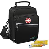 MEDMAX Medikament Tasche, Insulin Kühltasche EpiPen Isolierte Tragetasche, Große Kapazität Notfalltasche für Diabetes-Zubehör, Asthma-Inhalator, Anti-Histamin, Auvi-Q, Allergy Medicine Essentials