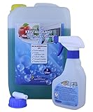 AQUA CLEAN PUR Kristallglanz Hochleistungsreiniger 5l Apfel mit ANTISTATIK-Formel