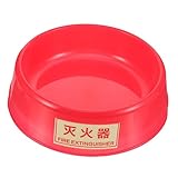 SEWOART Feuerlöscherhalterung Stichworte LKW Stamm montieren klein Auto Feuerlöscherständer Feuerlöscherbasis Feuerlöscherzubehör Kofferraum-Organizer Feuerlöscher-Montagesatz Plastik rot