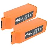 vhbw 2X Akku kompatibel mit Yuneec H520, H520 Hexacopter Airframe, Typhoon H + 4S Drohne Multicopter Quadrocopter (7900 mAh, 15,2 V, Li-Polymer)