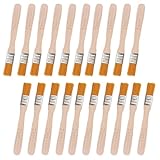 20 Stück Flachpinsel,14cm Lack Pinsel,Borstenpinsel,Fensterpinsel Mit Holzgriff,Lasurpinsel für Farben,Kunst,Malerbedarf,Lacke,Malerei,DIY Streichen von Wänden