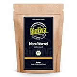 Maca Bio 100g Pulver - Ohne Zusätze - Abgepackt und zertifiziert in Deutschland - Vegan - Biotiva