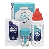 Avizor EVER clean PLUS (60ml + 8 Tabletten) - Reiseset - Lösung zur Reinigung und Desinfektion von Kontaktlinsen - Ideal für Reisen