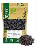 BIO Schwarzkümmel 200g Nigella Sativa Echter Schwarzkümmelsamen ganz aus Ägypten | Organic Bio-zertifiziert DE-ÖKO-039 | Black Cumin | OmVeda Gewürze | Für Küche, Tee und Öl