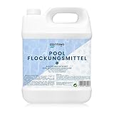 PLANTAWA Flockungsmittel Pool 5L | flockungsmittel Pool für kristallklares Wasser | Hochkonzentriert und Ergiebig | Für Alle Filtersysteme Geeignet | Ohne Schädliche Zusätze
