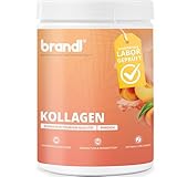 Kollagen Pulver aus Schweizer Weidehaltung | Unabhängig laborgeprüft | 550g Premium Collagen Pulver Pfirsich von brandl® & Collaswiss®