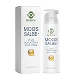 Moossalbe Plus – Aktiv Hautreparatur Moossalbe, Mooscreme gegen Hautunreinheiten und Hautglanz Mooscreme Natürliche Aloe Vera, gegen Falten Gesichtsfaltencreme für alle Hauttypen (1PC)