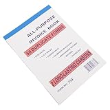 Supvox Geschäftliches Quittungsbuch und Bestellbuch für Kleinunternehmen Din mit Auftragsverfolgung Vielseitig Einsetzbar für Buchhaltung und Restaurantbetrieb