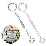 Vicloon Cup Catcher, 2 Stück Sicherheitsgurte Für Spielzeug,Trinkbecher Halteriemen Verstellbarer für Kinderwagen/Babytrage/Autositz, 100% Lebensmittelqualität Silikon, BPA-frei(Rosa + Grau Grün)