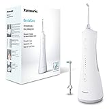 Panasonic EW1513W503 Ultra Sonic Munddusche EW1513, elektrisch, Zahnzwischenraumreinigung, integrierte Ladestation, 1x Ultrasonic-Düse, 1x orthodontische Düse, weiß, 970 g