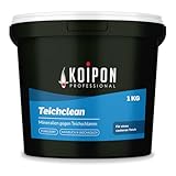 KOIPON Teichclean 1 kg Teichschlammentferner, Biologischer Abbau von Teichschlamm, Teichreinigung von Laub, Schlamm und Ablagerungen, für Fischteich oder Gartenteich