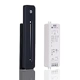 JOYLIT LED Dimmer Controller mit Fernbedienung, DC 5V-36V 8A 2.4GHz RF Fernsteuerung Dimmschalter für Einfarbig LED Streifen Dimmbar, Magnetische Wandmontage LED Strip Controller Touch Remote