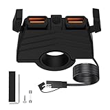 Motorrad-USB-Ladegerät | Motorrad-USB-Schnellladegerät, 3.0-Schnellladeadapter, wasserdicht, für Tablets, elektronische Hunde, Lenker, Tankgabel