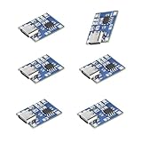 Zqxnt 1A Ladeplatine 5-V Eingang 4 2-V Ausgang Mit 3A Überstrom Und LED Anzeigen Sicherheitsschutzschaltung Ladegerät