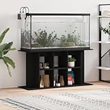 ZEYUAN Aquariumständer Schwarz 100x40x60 cm Holzwerkstoff, Aquarium Unterschrank, Aquarium Schrank, Aquariumschrank, Aquarium Tisch, Aquarium Stands