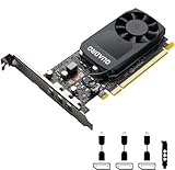 PNY NVIDIA Quadro P400 2GB GDDR5 Single-Slot Grafikkarte - 256 CUDA Cores, 64bit, 3 Mini DisplayPort 1.4 Ports, 30W, PCI Express 3.0 x16 mit High- & Low-Profile Bracket (Plain Boxed)