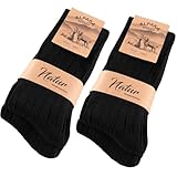 SockWaddles 4 Paar Alpaka Socken für Herren Damen, Atmungsative Thermosocken Extra Warm, Dicke Wintersocken mit Alpakawolle Größen 39-42 43-46