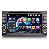 8-Kern 4GB RAM 64GB ROM Android 14 Autoradio Bluetooth GPS Navigation Unterstützt CD Player Kabelloses CarPlay Android Auto WiFi 4G DAB+ DSP USB RDS OBD2 DVD Touchscreen Autoradio 2 Din