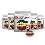 Tassimo Kapseln Jacobs Caffè Crema Classico XL, 80 Kaffeekapseln, 5er Pack, 5 x 16 Getränke