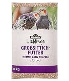 Dehner Lieblinge Vogelfutter, Großsittich-Futter, Vitamin-Aktiv-Komplex, 10 kg