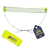 Best Sporting Badminton Netz Outdoor 300 x 150 cm I Tragbares Federball Netz für Garten mit Tragetasche I Federballnetz - schnell und einfach aufgebaut für Spielspass am Strand und im Garten