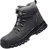 Winter-Sneaker für Damen, warm, knöchelhoch, weite Passform, Schnee, Oktoberfest, Outdoor-Schuhe, Wandern, Reiten, Biker-Schuhe, braun, 41 1/3 EU