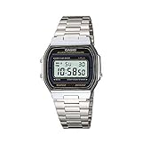 Casio Collection Unisex-Armbanduhr A164WA1VES, Silberfarben, Einheitsgröße, A164WA-1VES