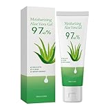 Beruhigendes Aloe Vera Gel, Natürliches Feuchtigkeitsspendend Aloe Vera Gel, Pflegende für Trockene Haut, Kühlend und Wohltuend für Gesicht und Körper, Hautpflege für alle Hauttypen (1Pc)