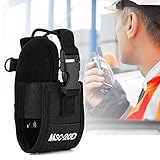 Generic Zwei-Wege-Funkgerät-Tasche, Leichte Nylon-Schultergurttasche für die Arbeit Im Sicherheitsbüro der Polizeistation, Notfallrettung, Krankenhaus