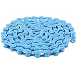 HOLIDYOYO Fahrradkette Mountainbike Kette aus Langlebig Verschleißfest Glieder Leicht Abnehmbar für Single Speed und Mountain Bikes Verschleißbeständig und Reibungslos im Fahrbetrieb