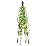 Garten Obelisk Rankhilfe Obelisken Rankhilfe Obelisken für Kletterpflanzen Rankhilfe Rostbeständig für Ranken, Gurken & Himbeeren