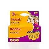 Kodak 6033971 Gold 200 Film (lila/gelb) – 3 Rollen – 24 Belichtungen pro Rolle