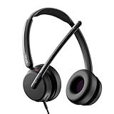 EPOS Impact 460 - Doppelseitiges On-Ear-Headset mit Dual-Mikrofon, Geräuschfilterung, USB-C/USB-A-Anschluss, Home Office, Plug-and-Play, Zoom, UC-Kompatibilität - Schwarz