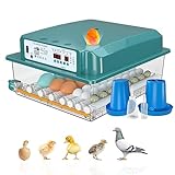 TDUAOLGX Brutmaschine Vollautomatisch Hühner Brutautomat Vollautomatisch Hühner, 24-36 Eier Inkubator Vollautomatische Brutmaschine mit Feuchtigkeitsüberwachung und Automatischer Eierrotation